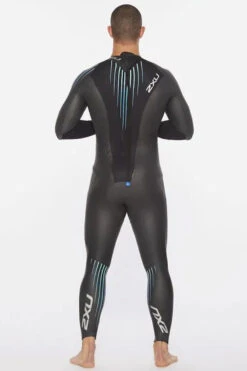 2XU - Mens P:1 Propel Wetsuit - Black/Blue Ombre -Swim and Beyond 2xu mens p 1 propel wetsuit black blue ombre 9
