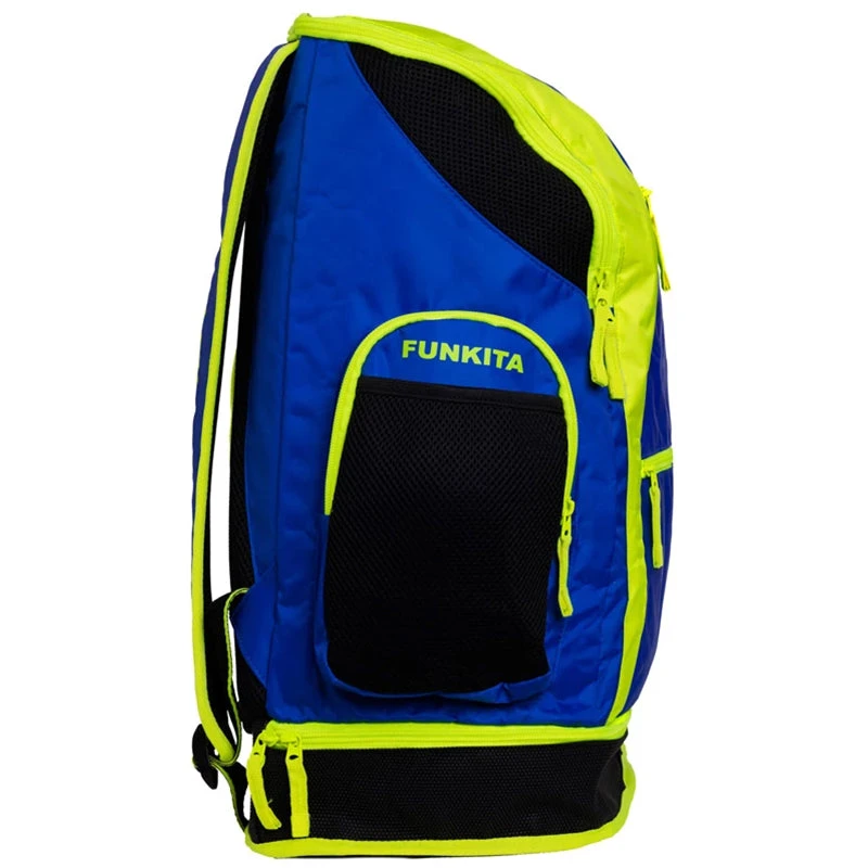 Funkita - Ocean Flash Backpack - Blue & Yellow 2 Funkita - Ocean Flash Backpack - Blue & Yellow - Image 2