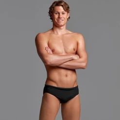Funky Trunks - Still Black - Mens Classic Briefs 10 Funky Trunks - Still Black - Mens Classic Briefs -Swim and Beyond Funky Trunks Still Black Mens Classic Briefs 4