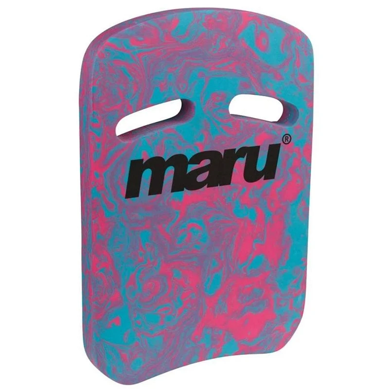 Maru - Swirl Two Grip Fitness Kickboard - Blue/Pink 1 Maru - Swirl Two Grip Fitness Kickboard - Blue/Pink