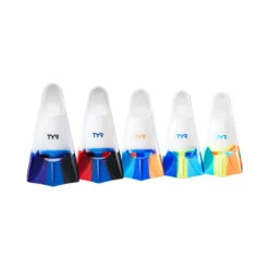 TYR - Stryker Silicone Fins - XXL - Blue/Navy/Clear -Swim and Beyond TYR STRYKER SILICONE FINS SMALL Orange Teal Yellow Clear 2 ea9f712d 0ce3 4cce adab cc57672b2e12