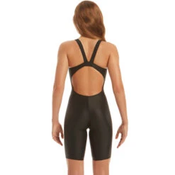 Amanzi - Acceler8 Black Girls Kneelength Swimsuit -Swim and Beyond amanzi acceler8 black kneelength 3