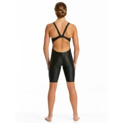 Amanzi - Acceler8 Black Girls Kneelength Swimsuit -Swim and Beyond amanzi acceler8 black kneelength 6