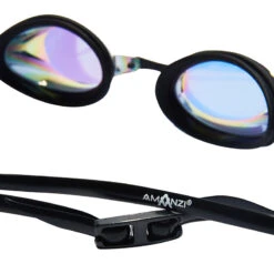 Amanzi - Axion Graphite Mirror Goggles - Black -Swim and Beyond amanzi axion graphite mirror goggles black 6