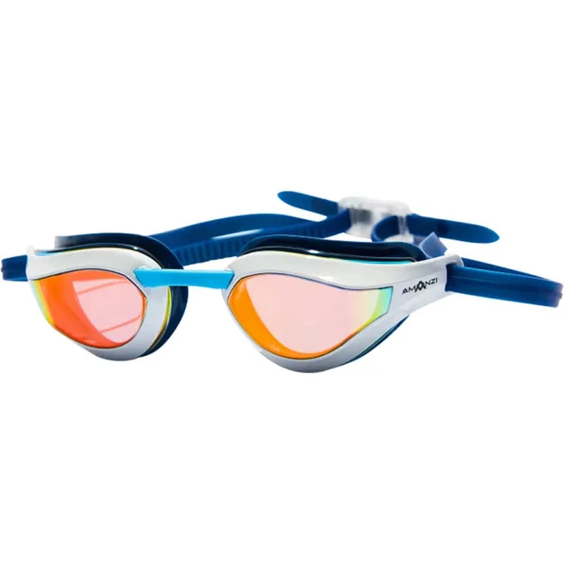 Amanzi - Dominate Sunset Mirror Goggles - White/Indigo 1 Amanzi - Dominate Sunset Mirror Goggles - White/Indigo
