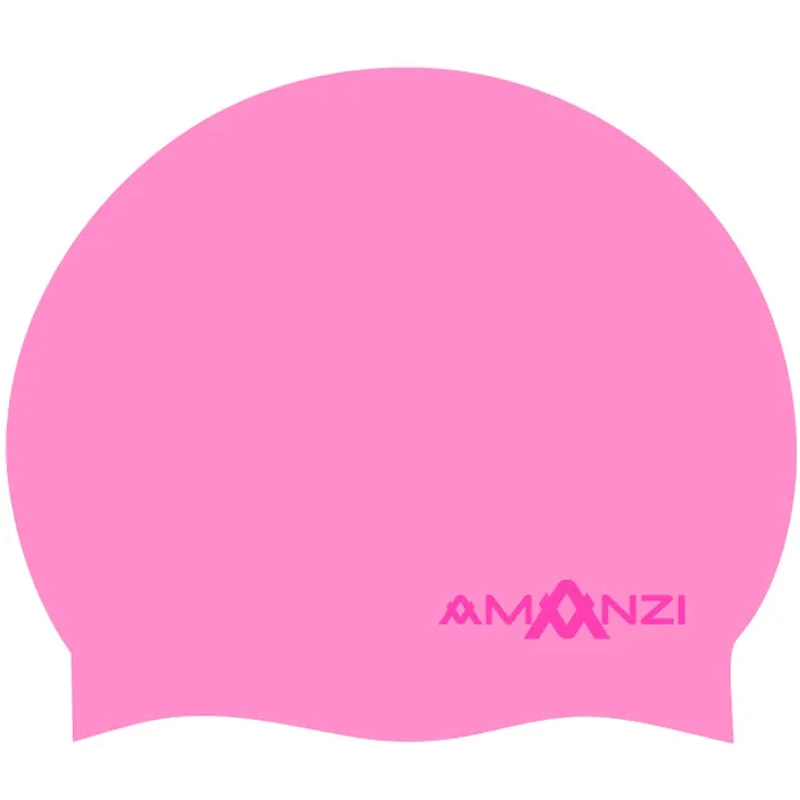 Amanzi - Signature Pastel Pink Swim Cap 1 Amanzi - Signature Pastel Pink Swim Cap