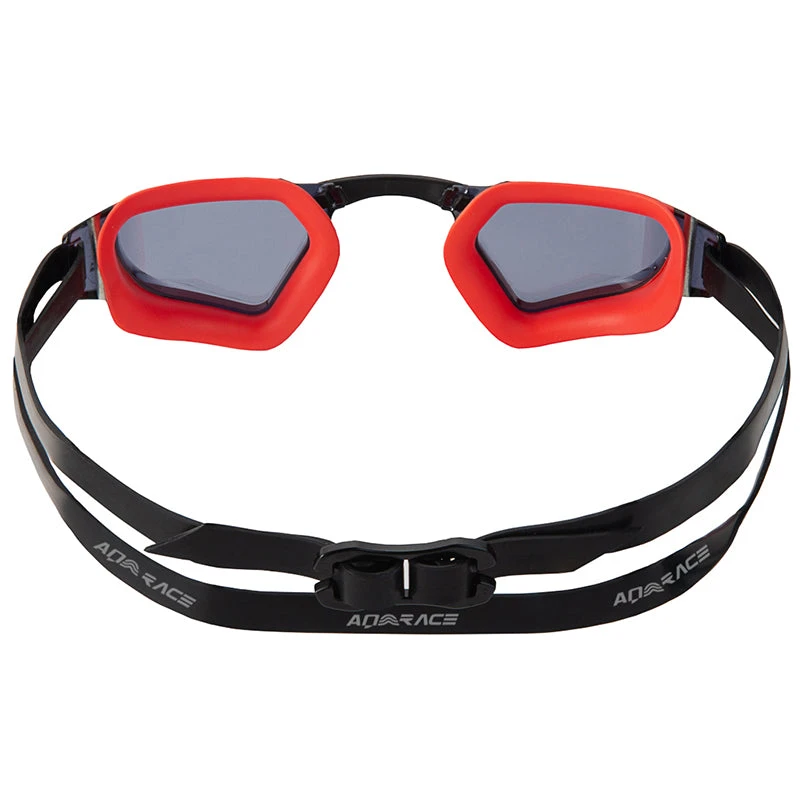 Aquarapid - L2/CZ Mirrored Racing Goggles - Black/Red 2 Aquarapid - L2/CZ Mirrored Racing Goggles - Black/Red - Image 2