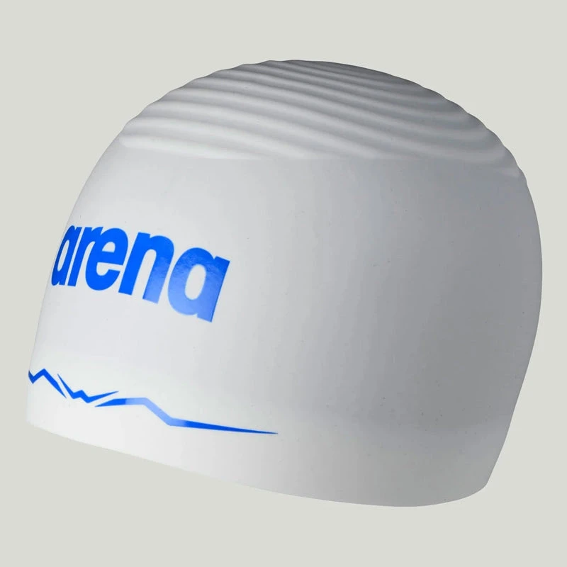 Arena - Aquaforce Wave Swim Cap - White 4 Arena - Aquaforce Wave Swim Cap - White - Image 4