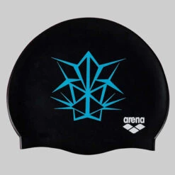 Arena - Bishamon Silicone Cap - Black/Turquoise -Swim and Beyond arena bishamon silicone cap black turquoise 4