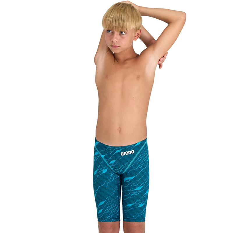 Arena - Boys Powerskin ST Next Eco Jammers – Clean/Sea Blue 1 Arena - Boys Powerskin ST Next Eco Jammers – Clean/Sea Blue