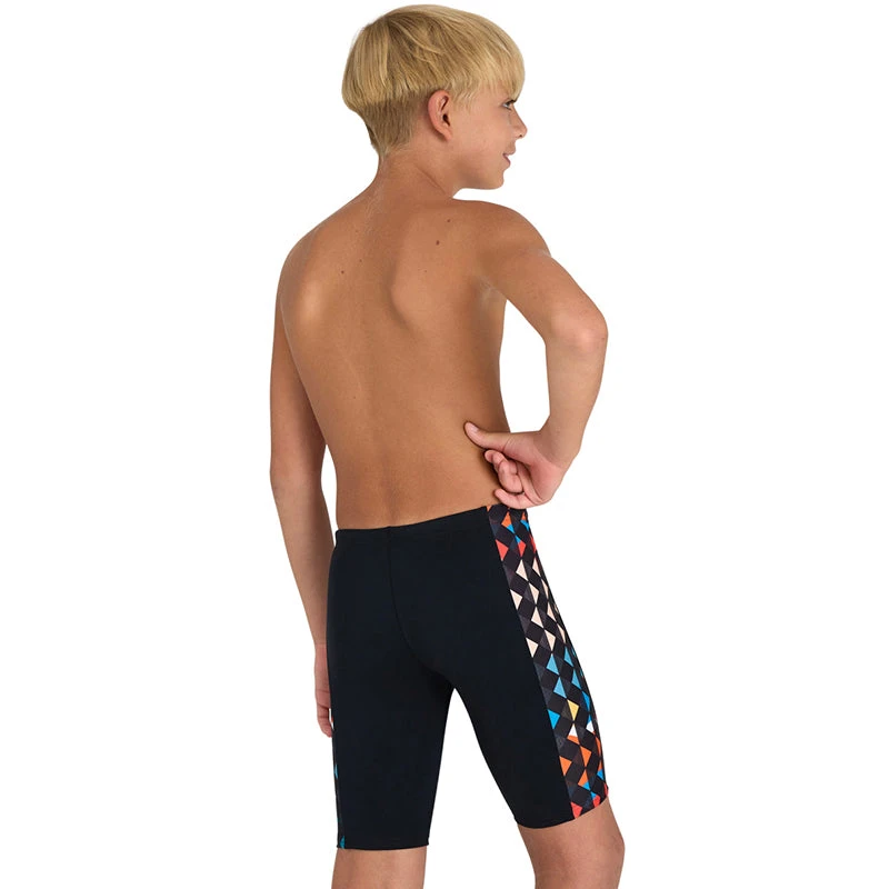 Arena - Carnival Boys' Jammer - Black/Multi 2 Arena - Carnival Boys' Jammer - Black/Multi - Image 2