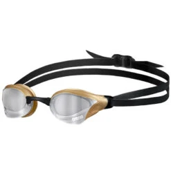 Arena - Cobra Core Swipe Mirror Goggle - Silver/Gold