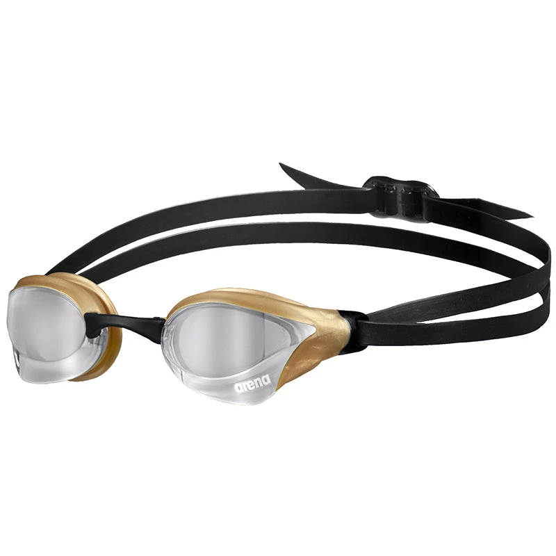 Arena - Cobra Core Swipe Mirror Goggle - Silver/Gold 1 Arena - Cobra Core Swipe Mirror Goggle - Silver/Gold