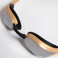 Arena - Cobra Ultra Swipe Mirror Goggles - Silver/Gold C530 -Swim and Beyond arena cobra ultra swipe mirror goggles silver gold 4