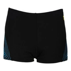 Arena - Espiral Junior Shorts - Black/Green -Swim and Beyond arena espiral junior shorts black green 3