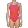Arena - Fenrir Light Drop Back Junior Swimsuit - Rose/Mango