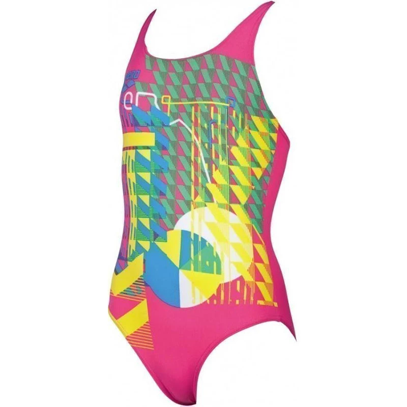 Arena - Inge Swim Pro Back Junior Swimsuit - Rose 3 Arena - Inge Swim Pro Back Junior Swimsuit - Rose - Image 3