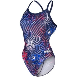 Arena - Kikko Pro Challenge Back Ladies Swimsuit - US Flag 12 Arena - Kikko Pro Challenge Back Ladies Swimsuit - US Flag -Swim and Beyond arena kikko pro challenge back ladies swimsuit us flag 6