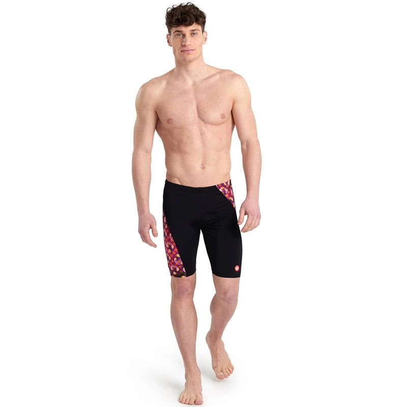 Arena - Mens Crazy Allover Jammer - Black/Multi 3 Arena - Mens Crazy Allover Jammer - Black/Multi - Image 3