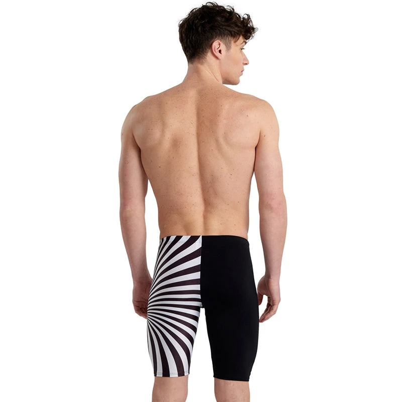 Arena - Mens Crazy Placement Jammer - Black/Multi 2 Arena - Mens Crazy Placement Jammer - Black/Multi - Image 2