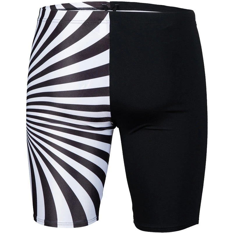 Arena - Mens Crazy Placement Jammer - Black/Multi 8 Arena - Mens Crazy Placement Jammer - Black/Multi - Image 8