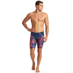 Arena - Men's Earth Texture Jammers - Navy/Red Multi 11 Arena - Men's Earth Texture Jammers - Navy/Red Multi -Swim and Beyond arena mens earth texture jammers navy red multi 3