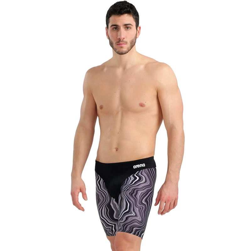 Arena - Mens Marbled Jammer - Black/Multi 1 Arena - Mens Marbled Jammer - Black/Multi