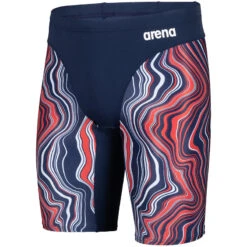 Arena - Mens Marbled Jammer - Navy/Red/Multi 14 Arena - Mens Marbled Jammer - Navy/Red/Multi -Swim and Beyond arena mens marbled jammer navy red multi 6