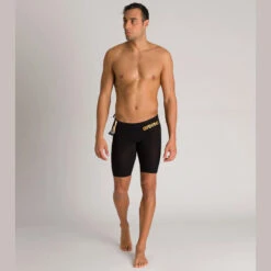 Arena - Men's Powerskin Carbon-AIR² Jammer - Black/Gold -Swim and Beyond arena mens powerskin carbon air jammer black gold 3