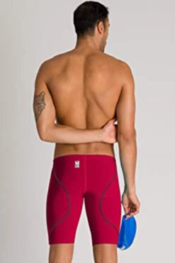 Arena - Men's Powerskin ST 2.0 Jammer - Deep Red -Swim and Beyond arena mens powerskin st 2 0 jammer deep red 14