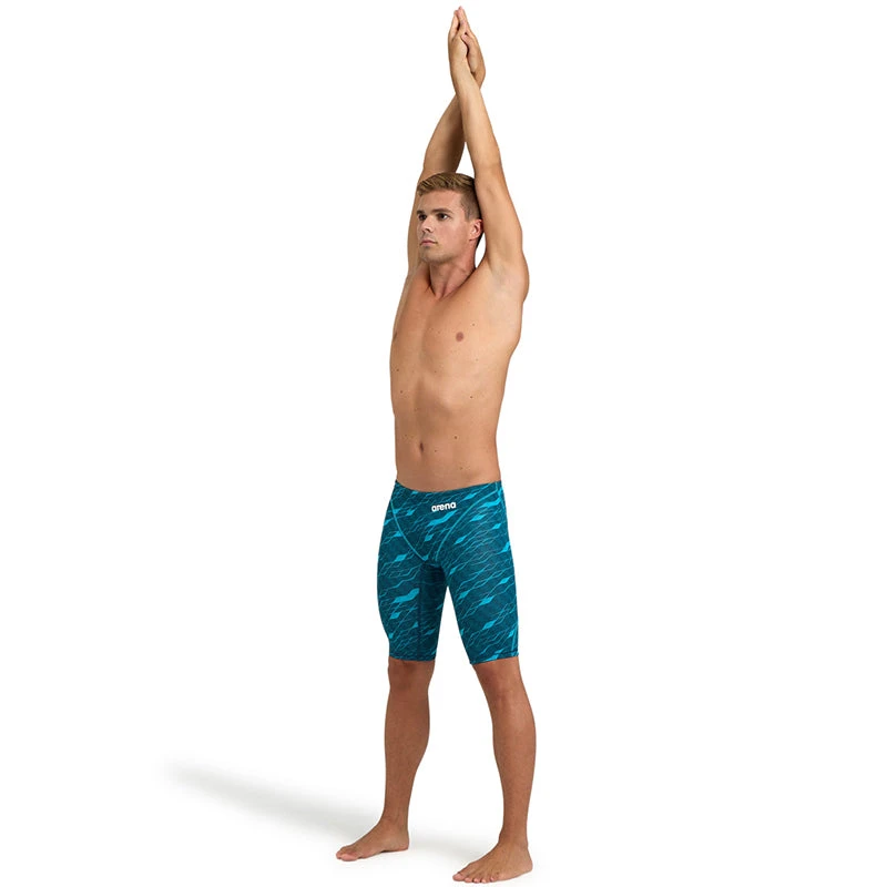 Arena - Men's Powerskin ST Next Eco Jammers – Clean/Sea Blue 3 Arena - Men's Powerskin ST Next Eco Jammers – Clean/Sea Blue - Image 3