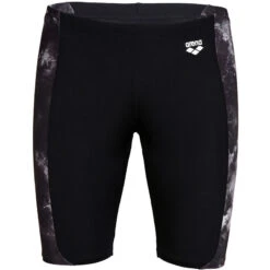 Arena - Mens Swim Allover Jammer - Black -Swim and Beyond arena mens swim allover jammer black 8