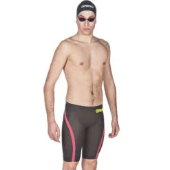 Arena - Powerskin Carbon-Flex VX Jammer - D.Grey/Red -Swim and Beyond arena powerskin carbon flex vx jammer d grey red 6