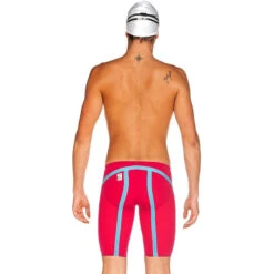 Arena - Powerskin Carbon-Flex VX Jammer - Red/Turquoise -Swim and Beyond arena powerskin carbon flex vx jammer red turquoise 4
