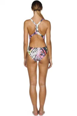 Arena - One Riviera Racerback Ladies Swimsuit - Black/Multi -Swim and Beyond arena riviera ladies one piece black multi coloured 14