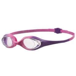 Arena - Spider Junior Swimming Goggle - Violet/Clear/Pink