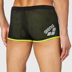 Arena - Square Cut Drag Suit - Black 9 Arena - Square Cut Drag Suit - Black -Swim and Beyond arena square cut drag suit black 3