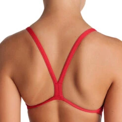 Arena - Team Challenge Back Girls’ Swimsuit - Red/White -Swim and Beyond arena team challenge back girls swimsuit red white 5