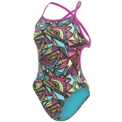 Dolfin - Bellas Calypso Print Tie Back One Piece Swimsuit 8 Dolfin - Bellas Calypso Print Tie Back One Piece Swimsuit -Swim and Beyond dolfin bella calypso ladies tie back 3