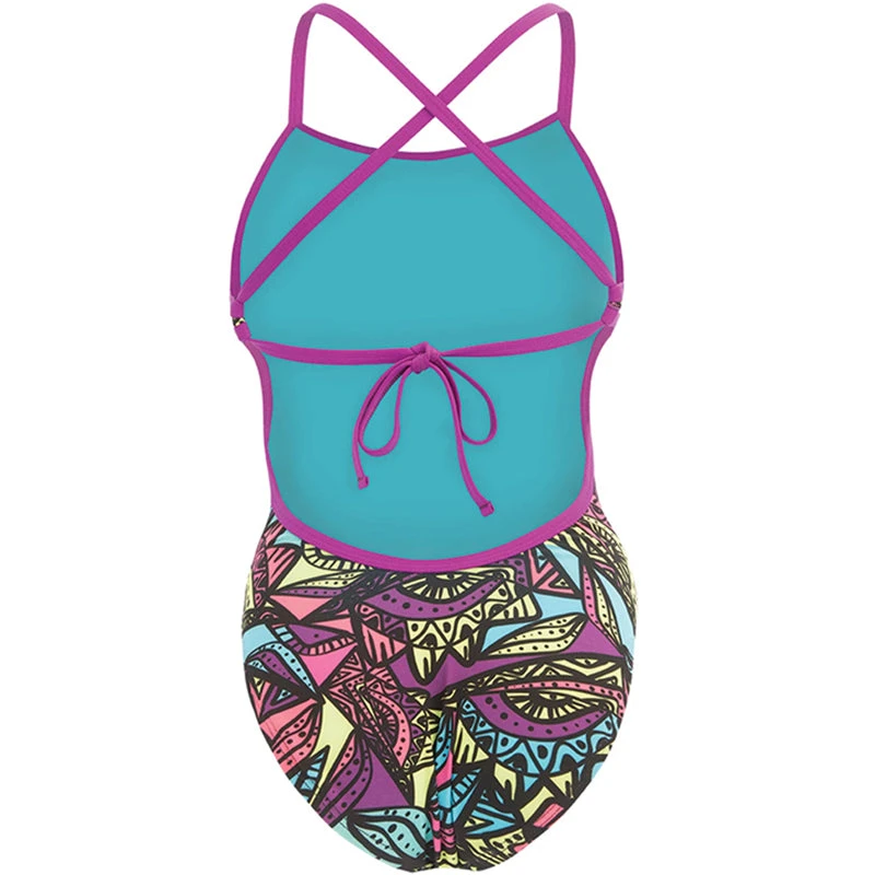 Dolfin - Bellas Calypso Print Tie Back One Piece Swimsuit 4 Dolfin - Bellas Calypso Print Tie Back One Piece Swimsuit - Image 4