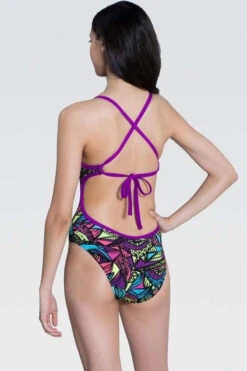 Dolfin - Bellas Calypso Print Tie Back One Piece Swimsuit 11 Dolfin - Bellas Calypso Print Tie Back One Piece Swimsuit -Swim and Beyond dolfin bella calypso ladies tie back 6