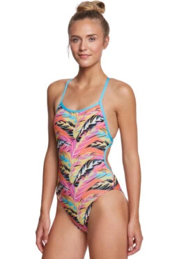 Dolfin - Bellas Amazon Print Tie Back One Piece Swimsuit -Swim and Beyond dolfin bellas amazon tie back one piece 6