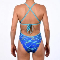 Dolfin - Bellas Blue Finn Tie Back One Piece Swimsuit 13 Dolfin - Bellas Blue Finn Tie Back One Piece Swimsuit -Swim and Beyond dolfin bellas blue finn tie back one piece swimsuit 7