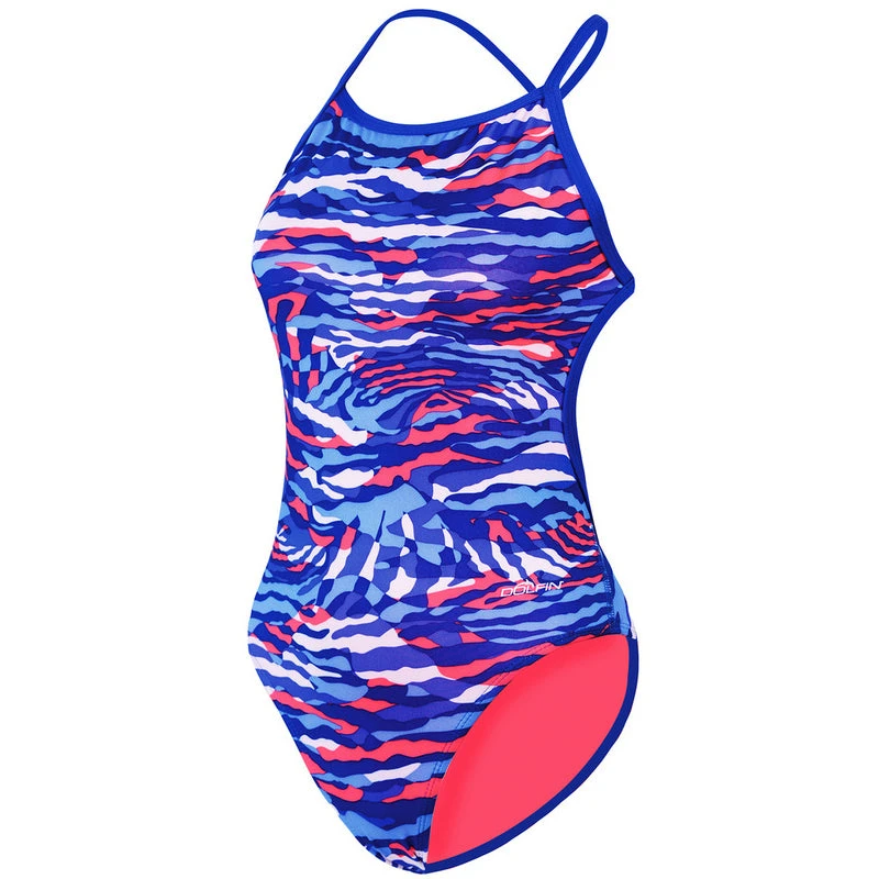 Dolfin - Bellas Prowler Blue Cross Back Swimsuit 4 Dolfin - Bellas Prowler Blue Cross Back Swimsuit - Image 4