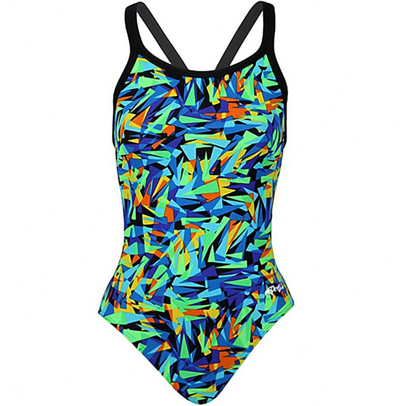 Dolfin - Chloroban Crackle DBX Back One Piece Swimsuit 2 Dolfin - Chloroban Crackle DBX Back One Piece Swimsuit - Image 2