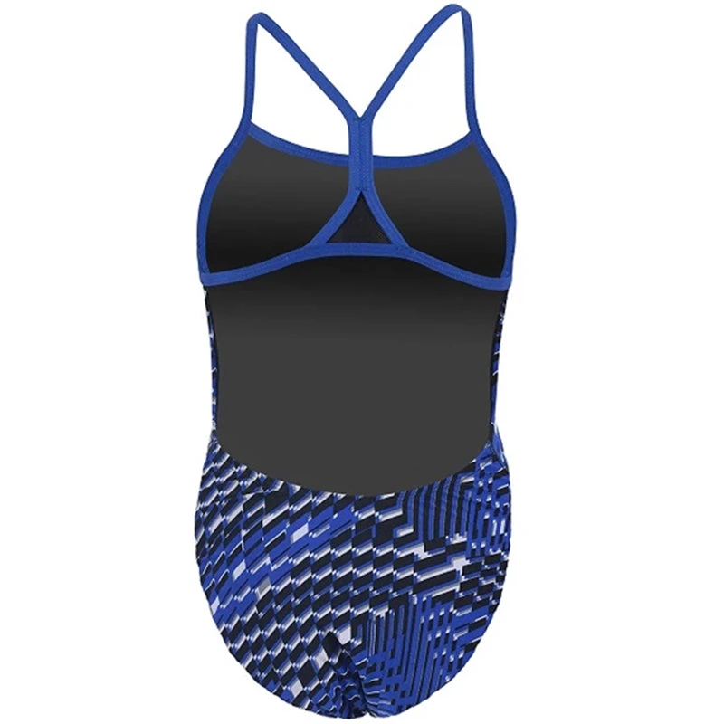 Dolfin - Poly Fusion Enzo MT Back Swimsuit - Blue 5 Dolfin - Poly Fusion Enzo MT Back Swimsuit - Blue - Image 5