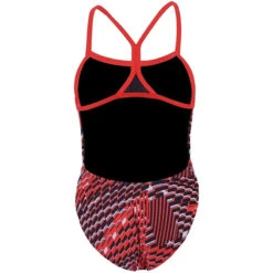 Dolfin - Poly Fusion Enzo MT Back Swimsuit - Red -Swim and Beyond dolfin enzo mt back red one piece swimsuit 5