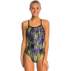 Dolfin - XtraSleek Eco Jolt V-2 Back Swimsuit - Multi