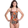 Dolfin - Graphlite Vantage Cross Back Swimsuit - Orange