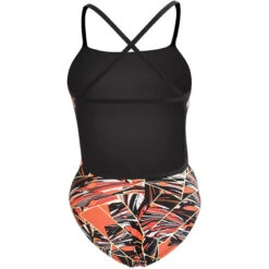 Dolfin - Graphlite Vantage Cross Back Swimsuit - Orange 10 Dolfin - Graphlite Vantage Cross Back Swimsuit - Orange -Swim and Beyond dolfin orange vantage cross back ladies one piece swimsuit 4